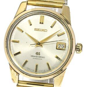 SEIKO Grand Seiko 5722-9011 Date Silver Dial Hand Winding Men's Watch_764753